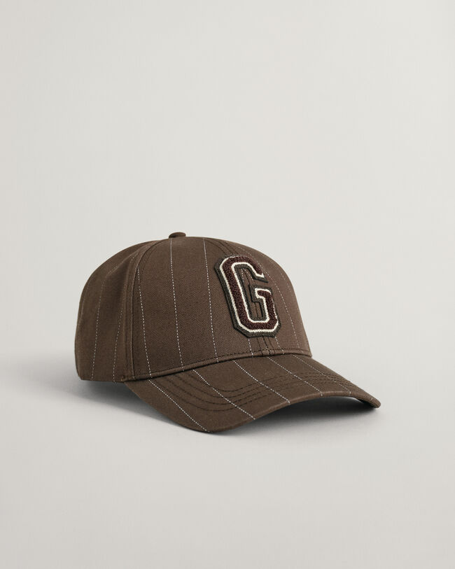 Cap mit Nadelstreifen