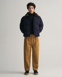 Wattierte Puffer Jacke aus Flanell