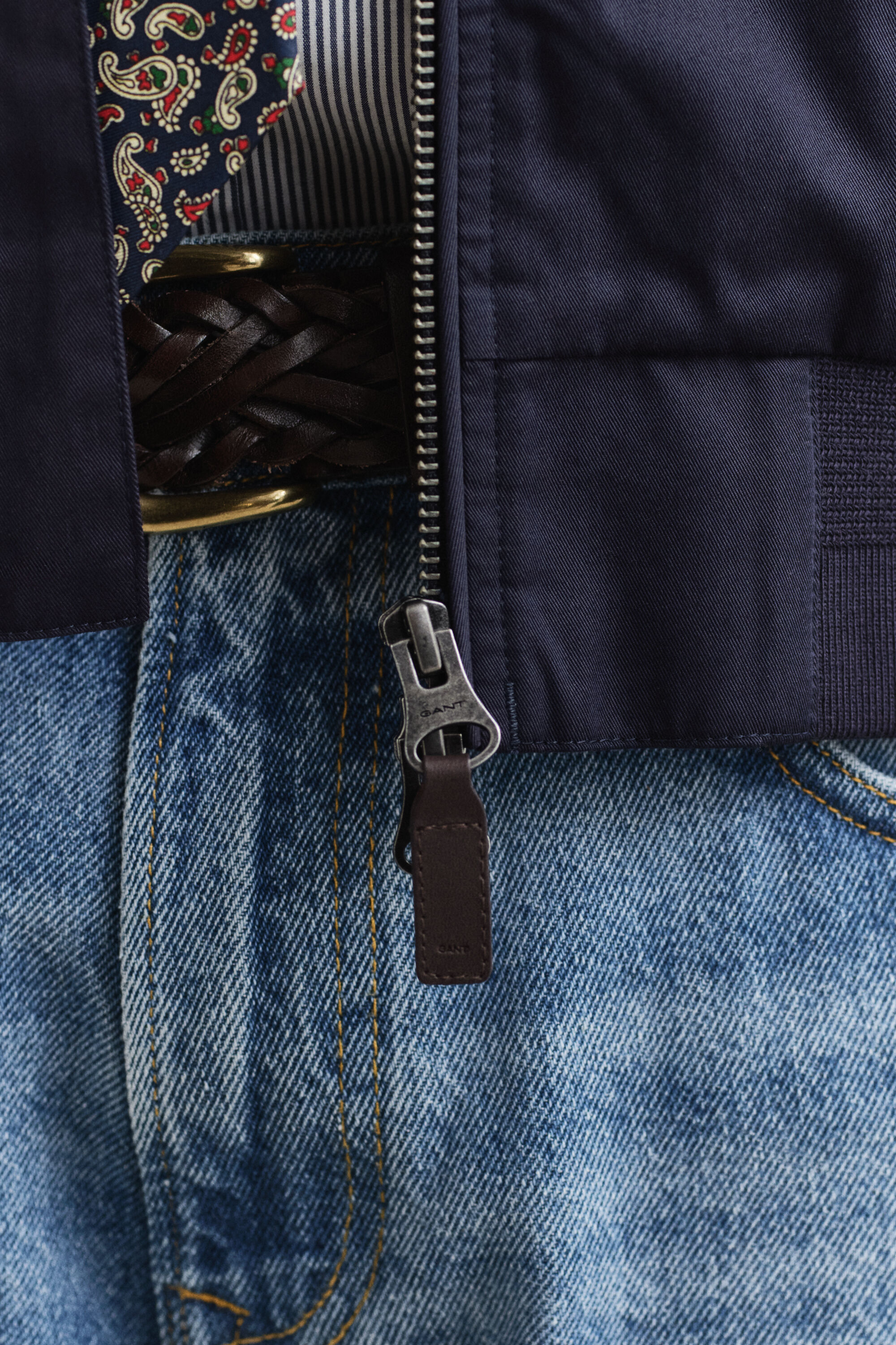 Harrington-Jacke aus Baumwollgemisch