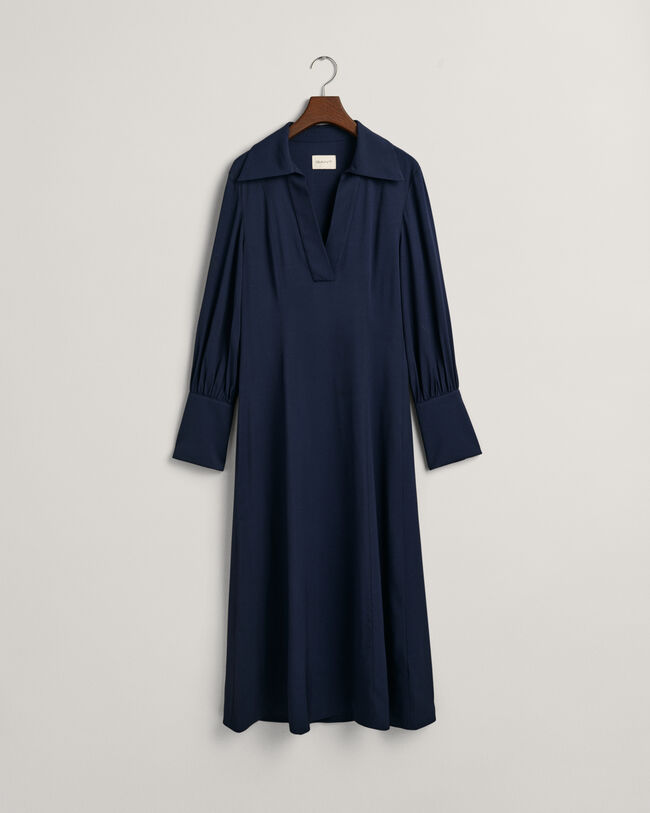 Slim Fit Kleid mit breiten Manschetten