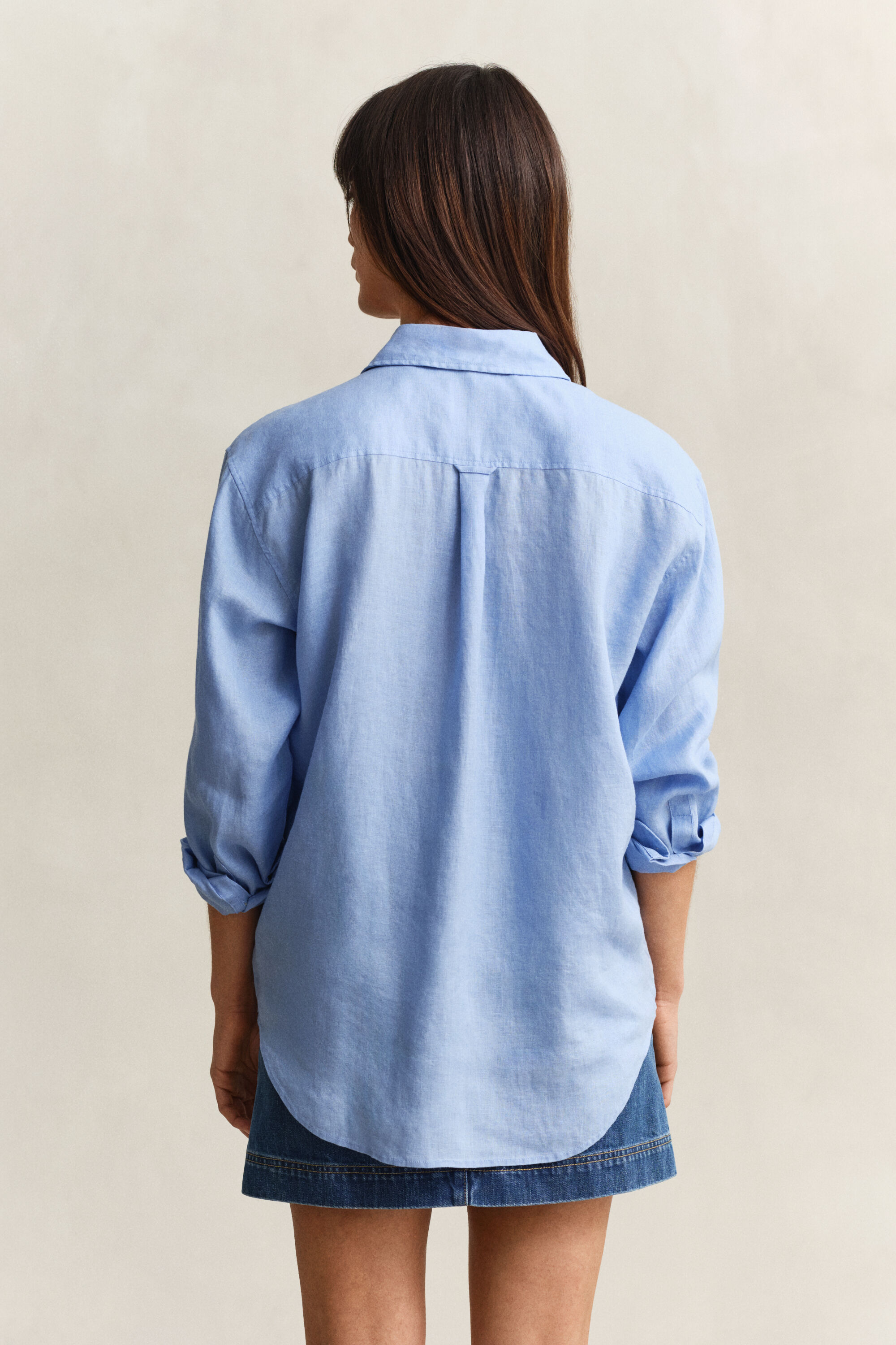 Relaxed Fit Leinen Bluse
