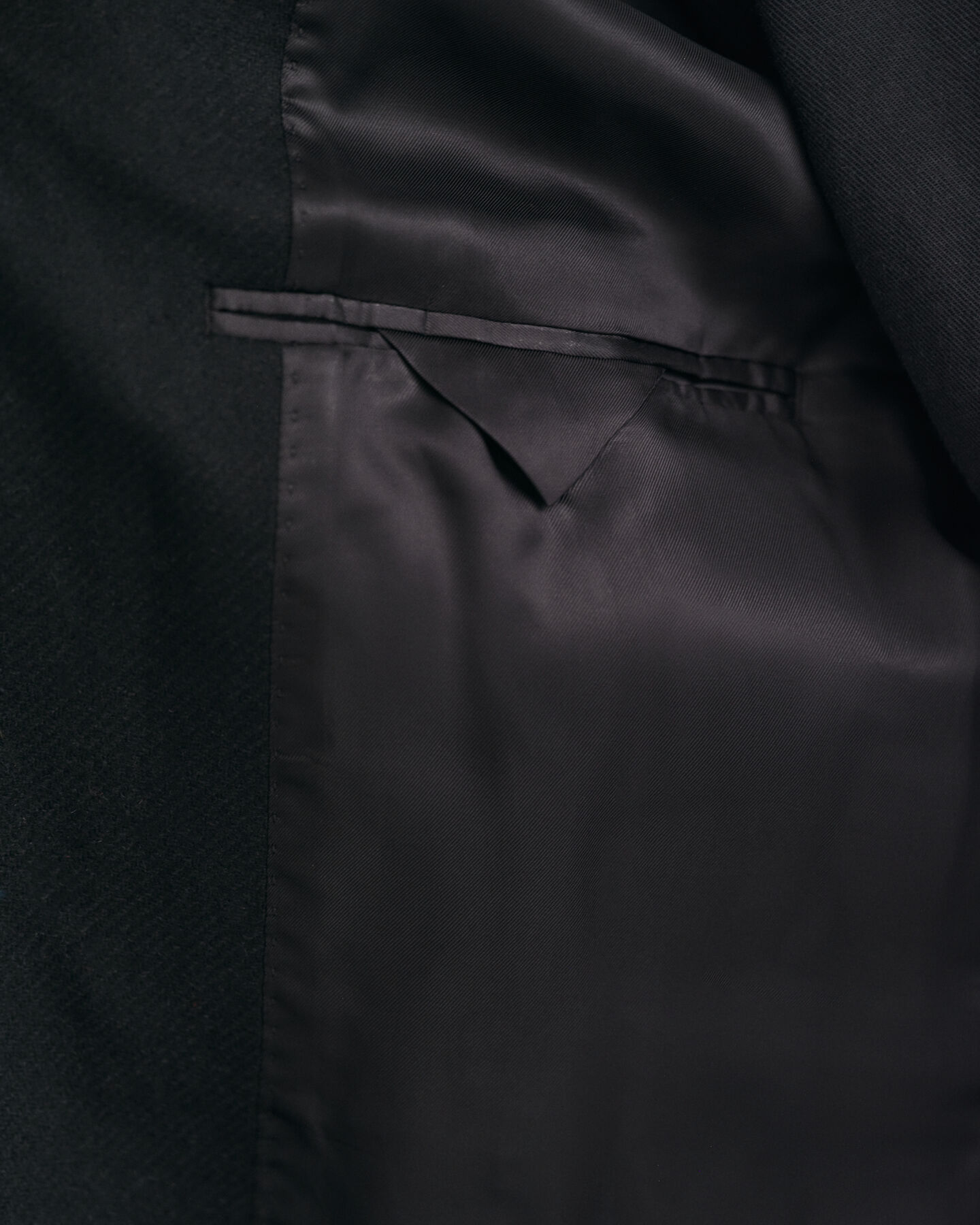 Tailored Fit Klassischer Woll Topcoat