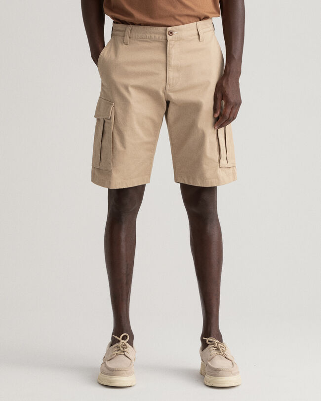Relaxed Fit Cargoshorts aus Twill