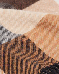 Mehrfarbig karierter Schal