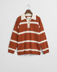 Strick Rugger mit Streifen