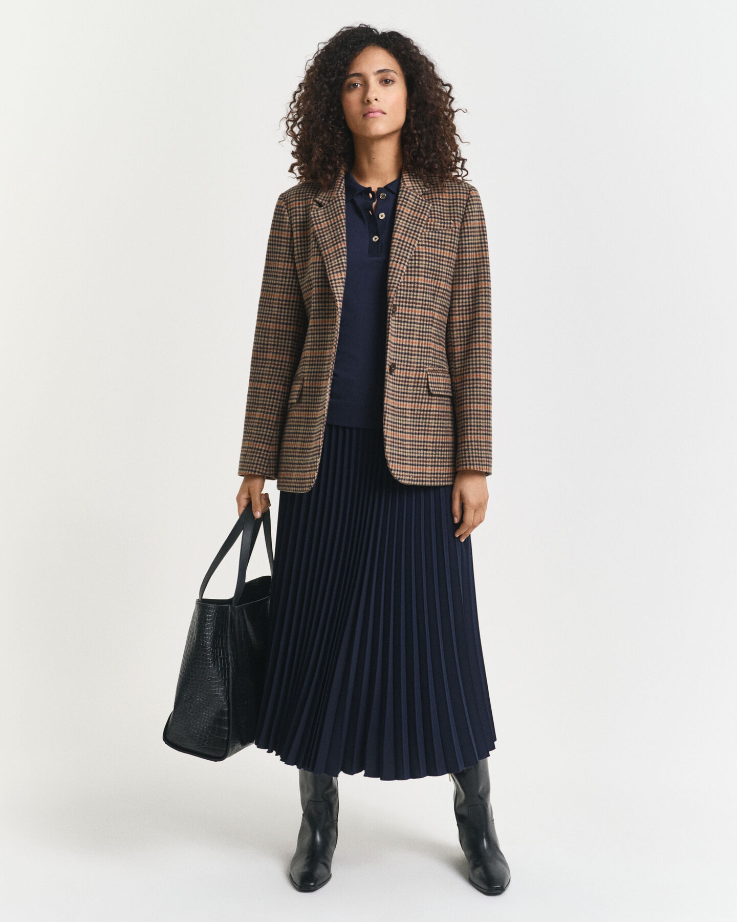 Nahtloses Langarm-Poloshirt mit Knöpfen