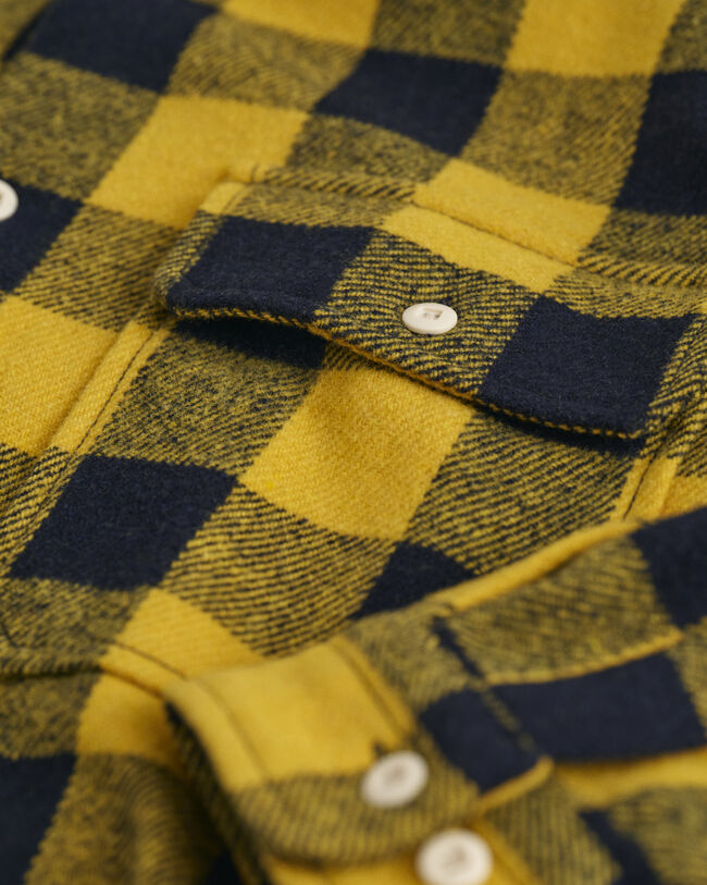 Buffalo Hemdjacke aus Wollgemisch