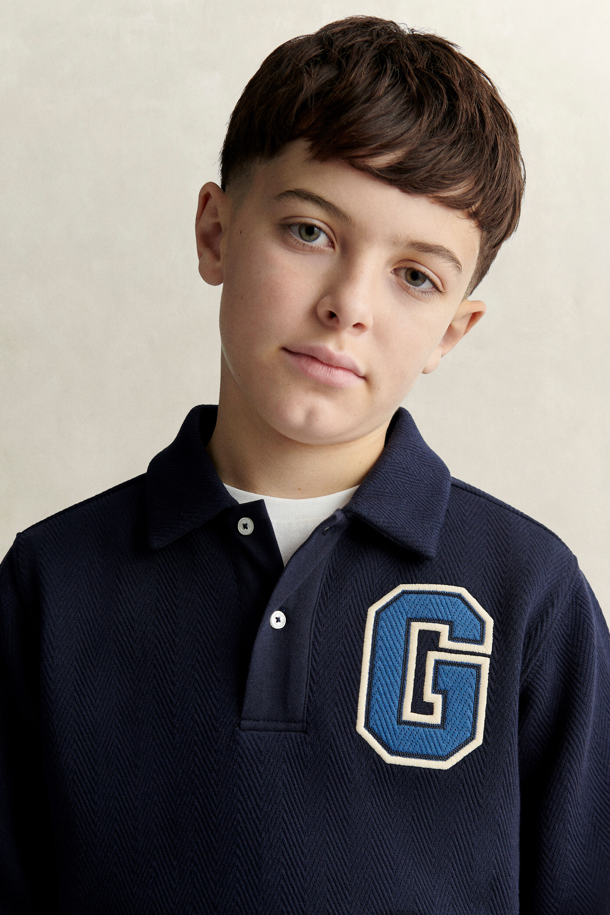 Teen Boys Sweatshirt mit Kragen