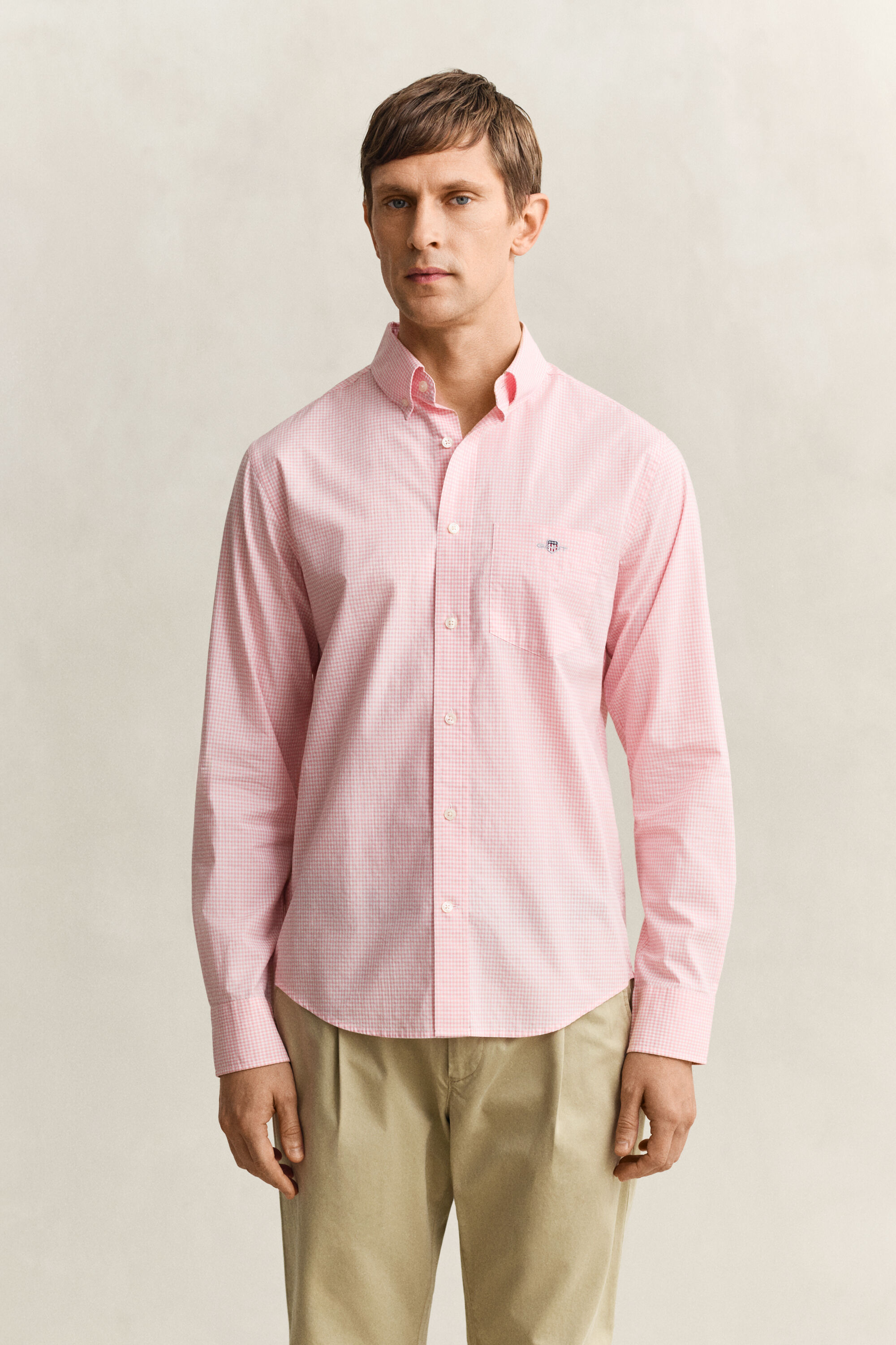 Gingham Classic Popeline Hemd