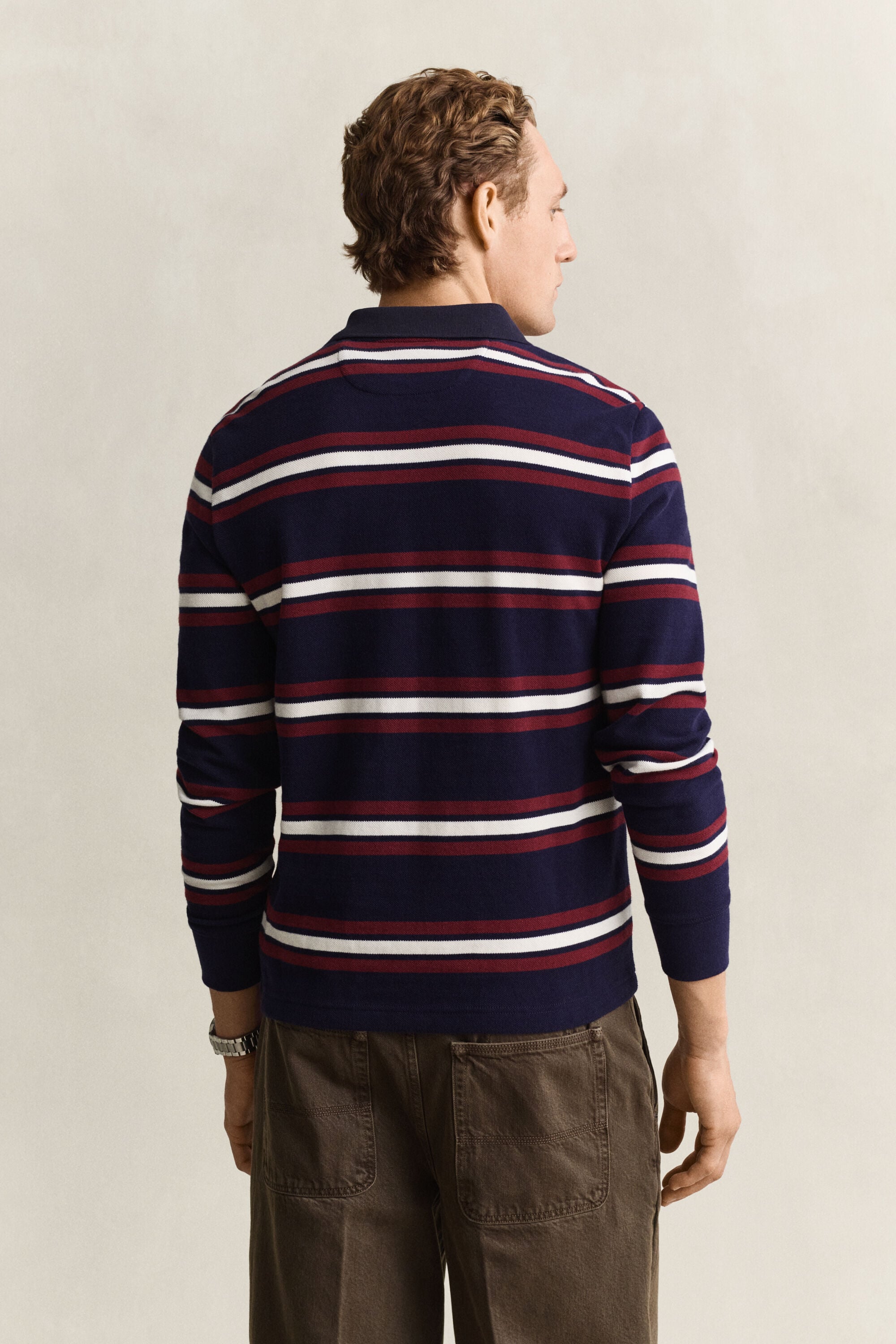 Poloshirt mit Streifen