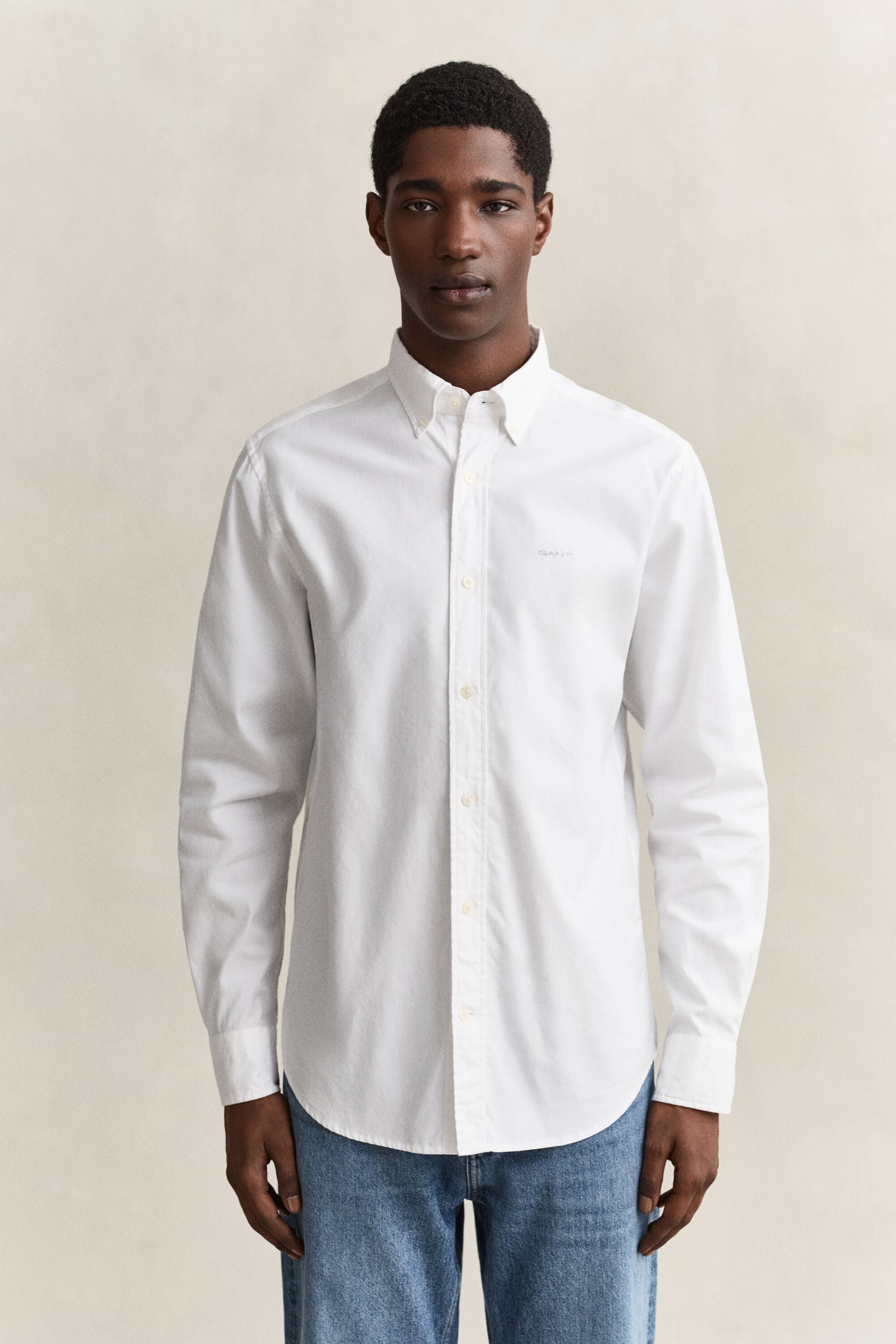 Regular Fit Pinpoint Oxford-Hemd
