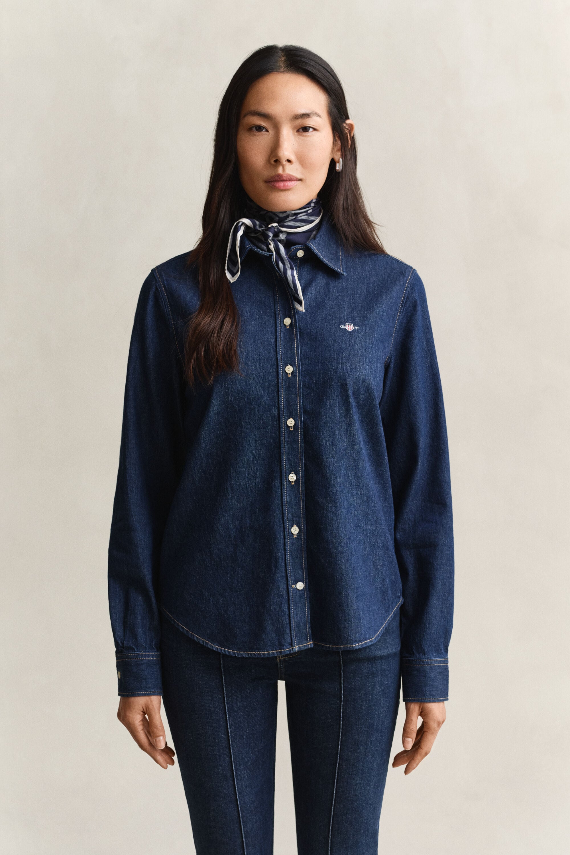 Jeansbluse