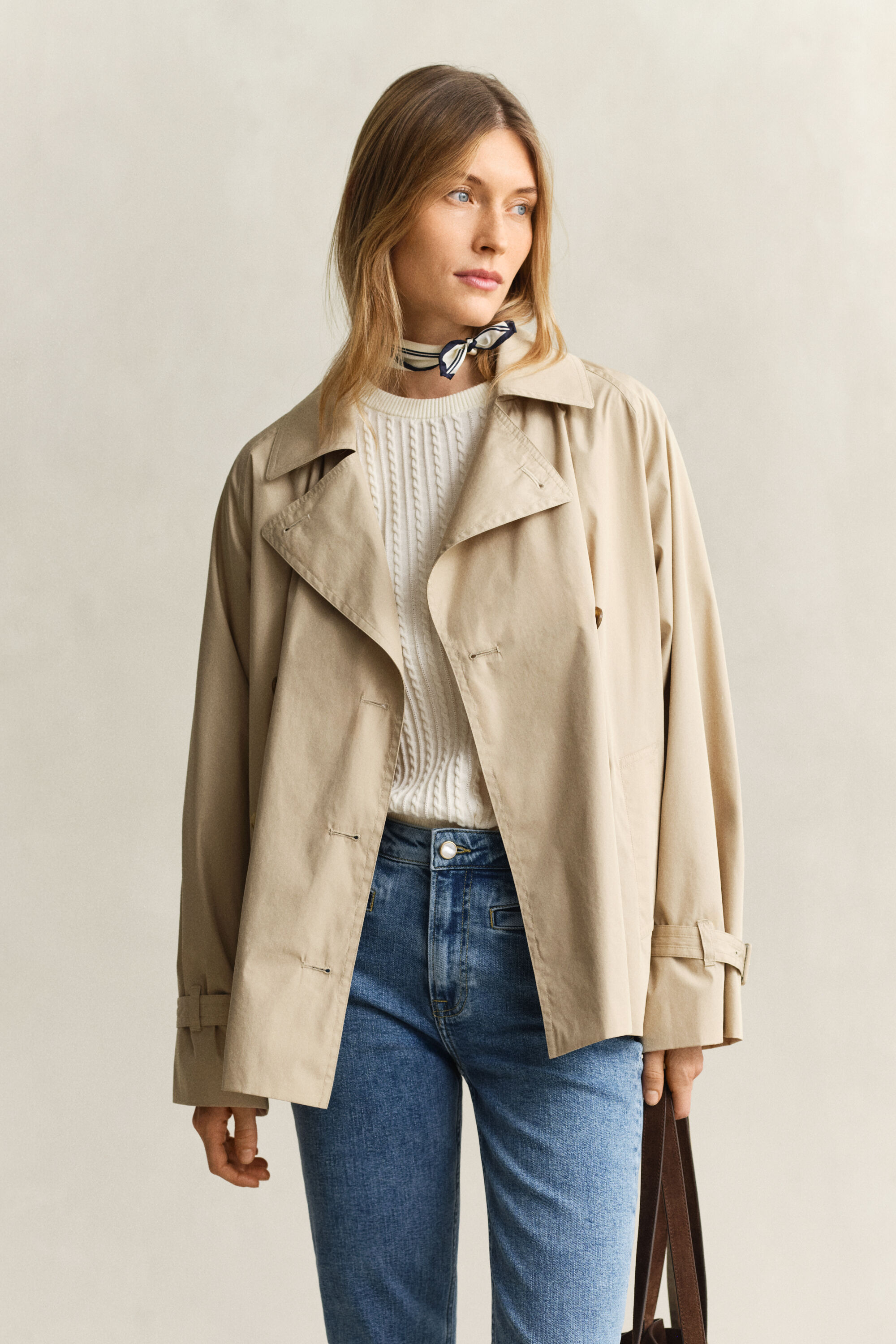 Lightweight Short Trenchcoat