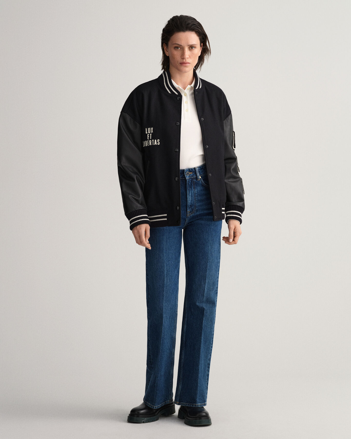 Original Piqué Langarm-Poloshirt