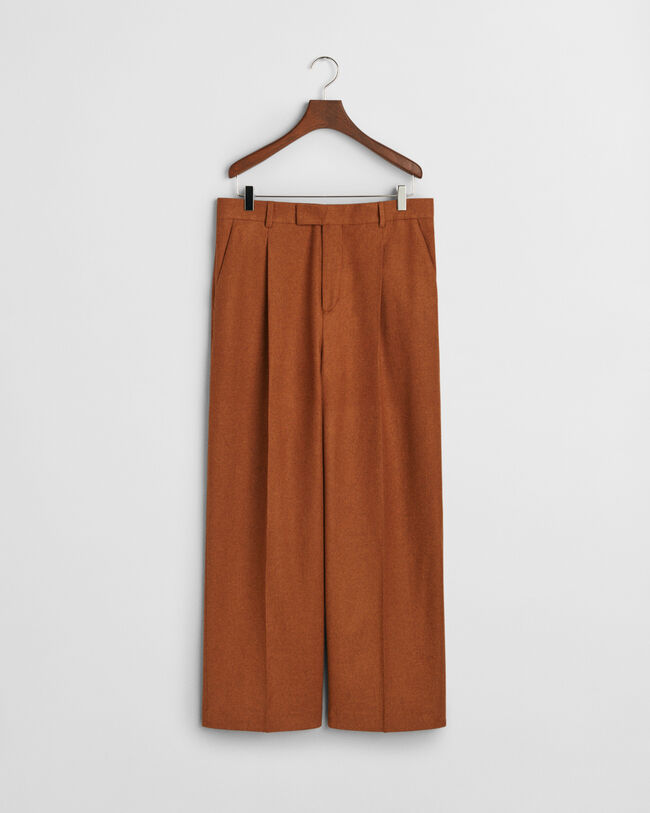 Relaxed Fit Anzughose aus Wollflanell