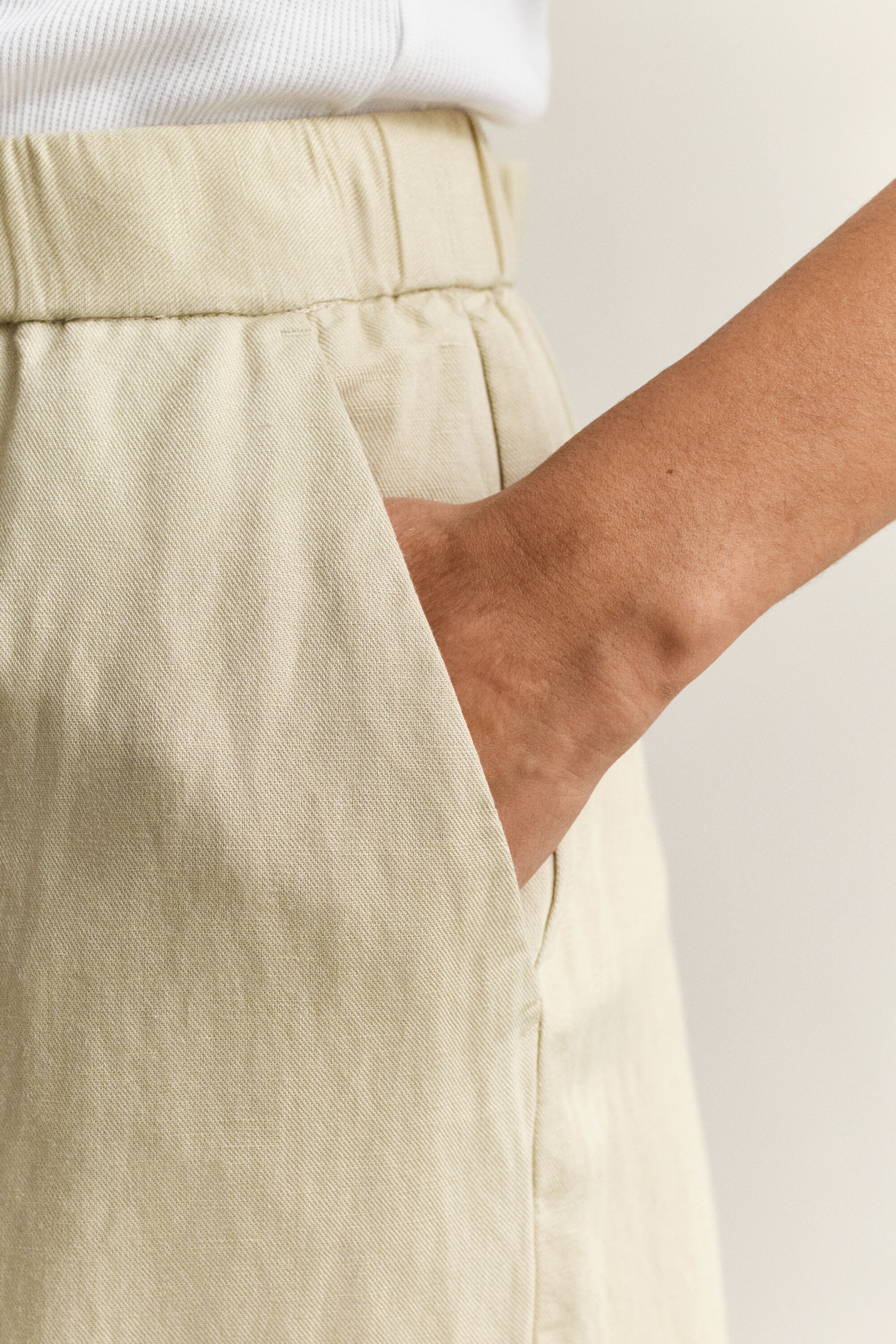 Hose aus Leinenmix
