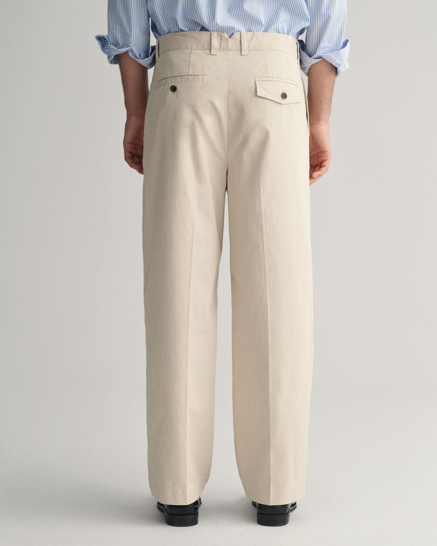 Relaxed Fit Peached Cotton Chinohose