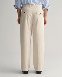 Relaxed Fit Peached Cotton Chinohose