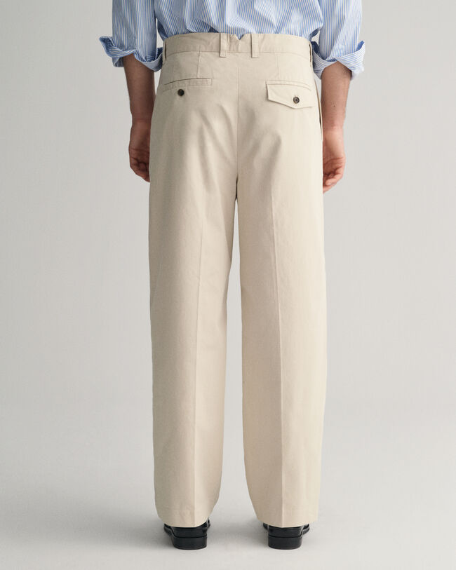 Relaxed Fit Peached Cotton Chinohose