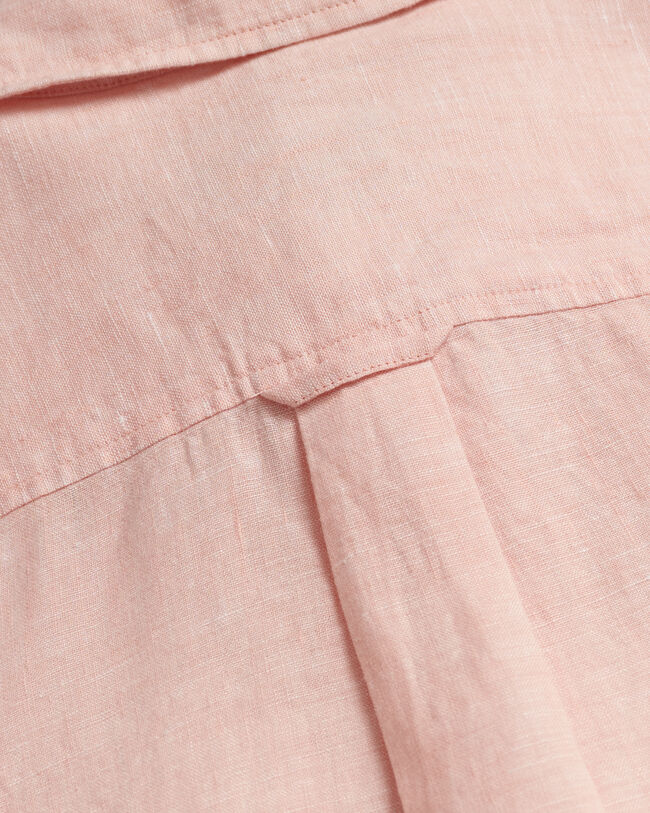 Regular Fit Leinen Chambray Bluse