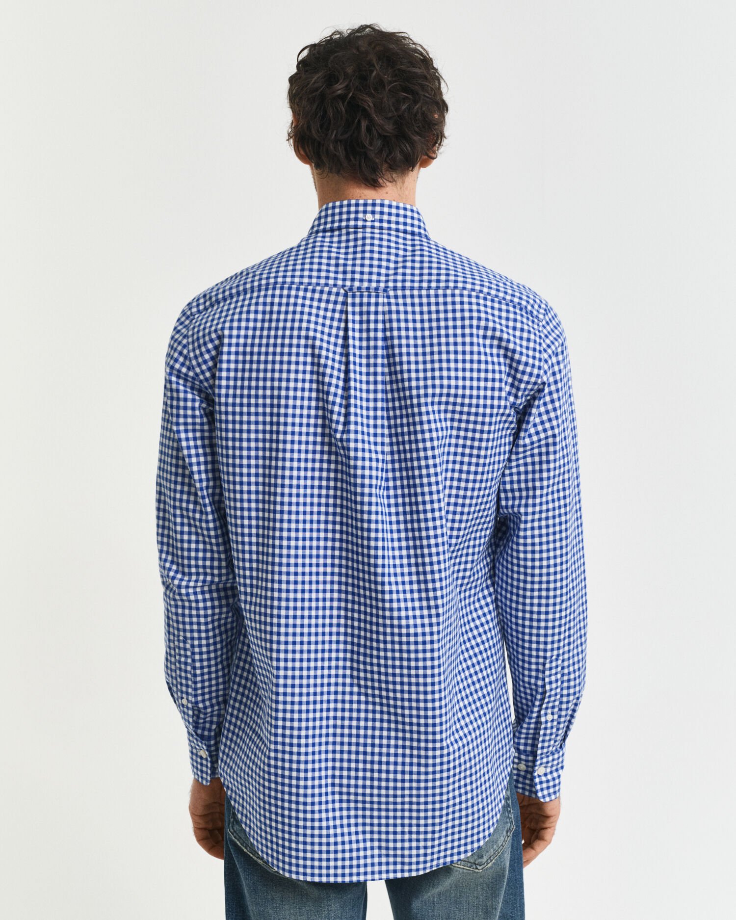 Regular Fit Classic Gingham Popeline Hemd