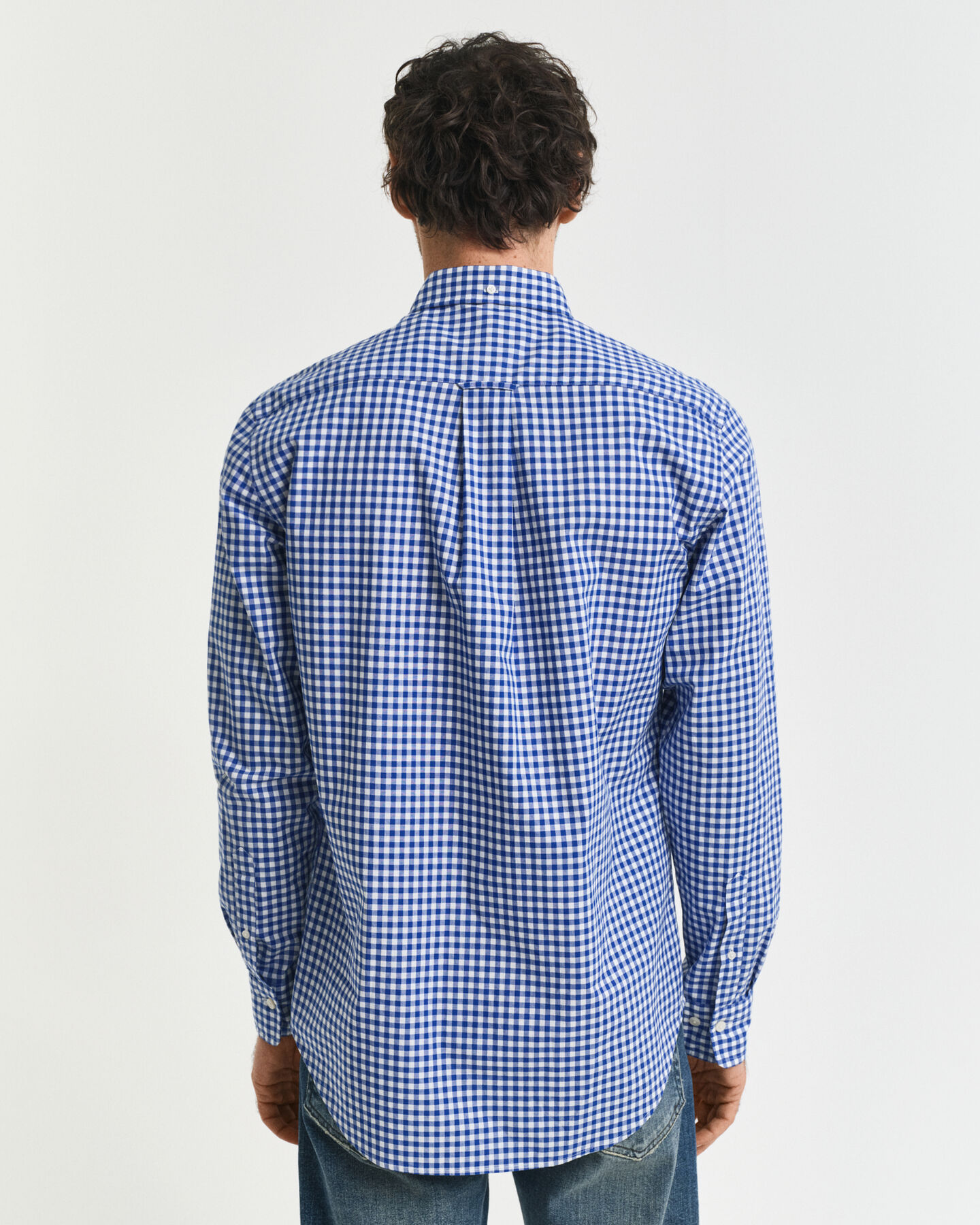 Regular Fit Classic Gingham Popeline Hemd