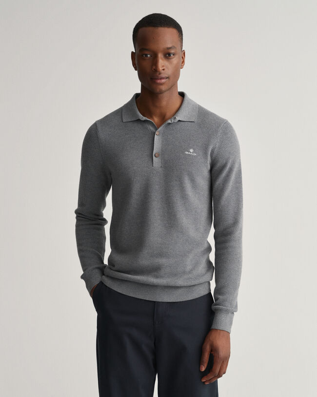 Polopullover aus Baumwoll-Piqu&eacute;