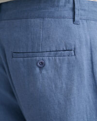 Relaxed Fit Leinen Kordelzughose