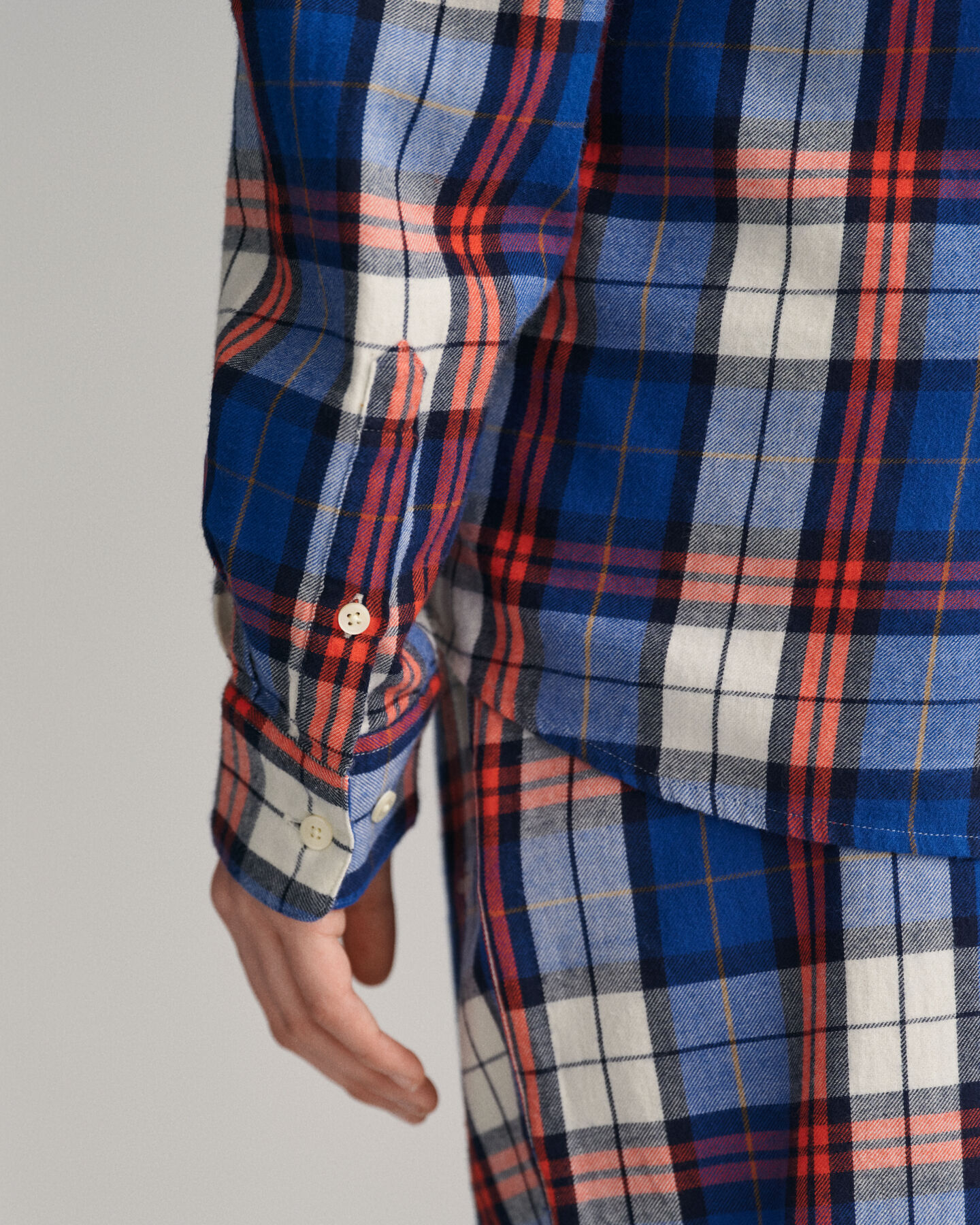 Teen Boys Regular Fit Flanellhemd mit Karomuster