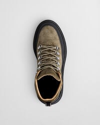 Mittelhoher Hillprep Stiefel aus Veloursleder