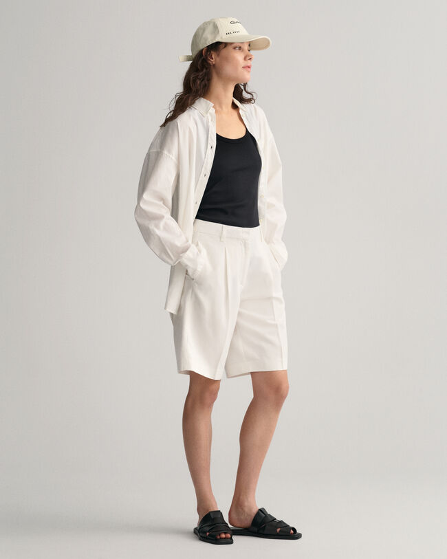 Relaxed Fit Shorts mit Bundfalten