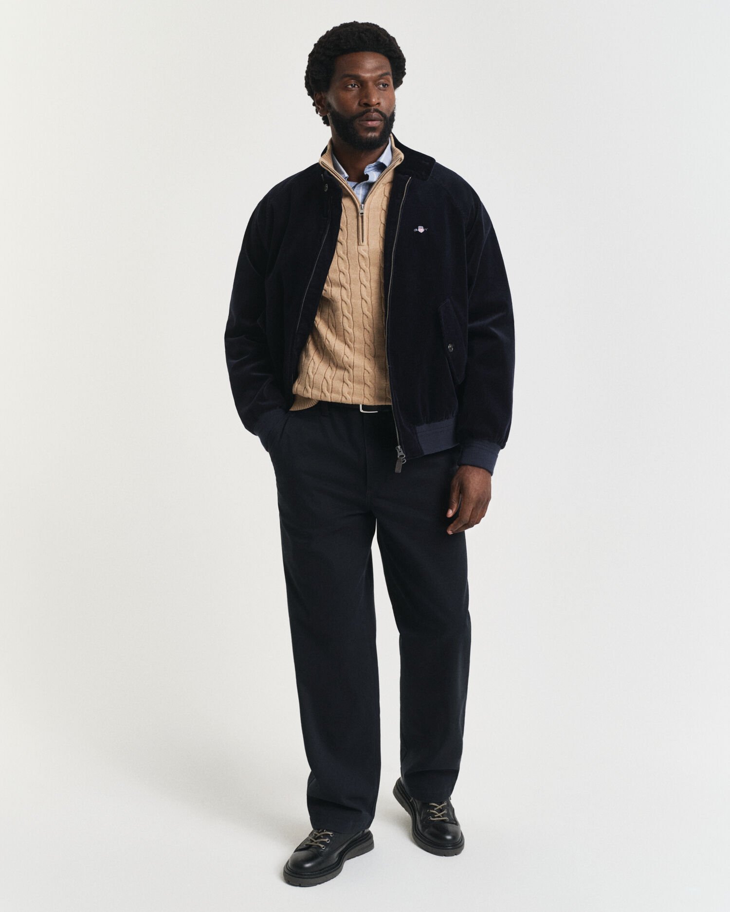 Zopfstrick Troyer aus Baumwolle