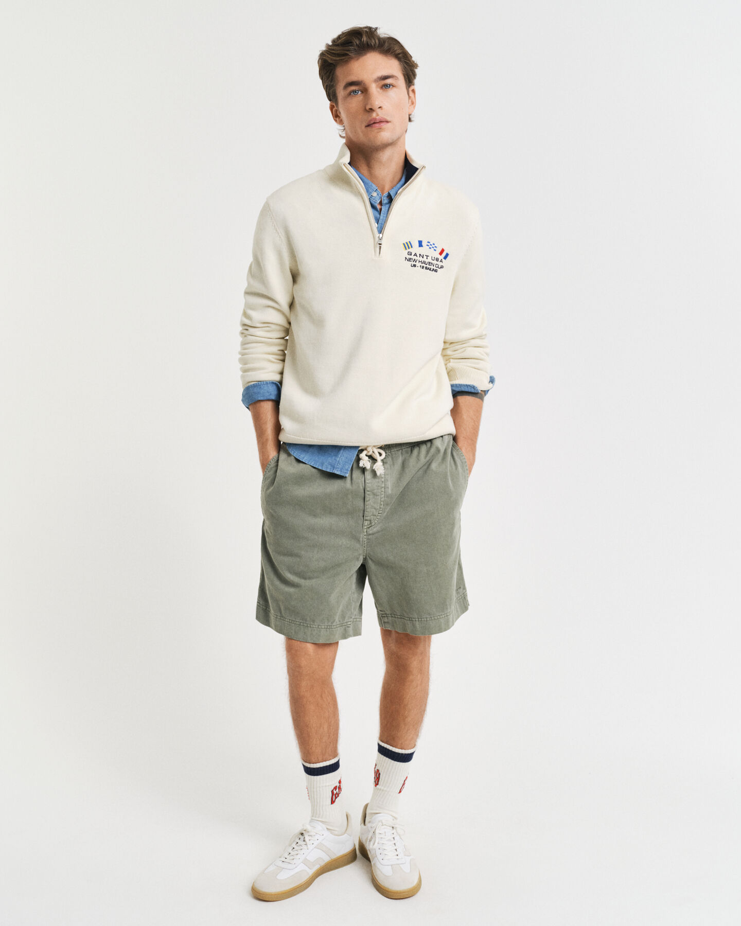 Sunfaded Regular Fit Shorts mit Kordelzug