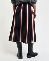 Gestreifter Faltenrock