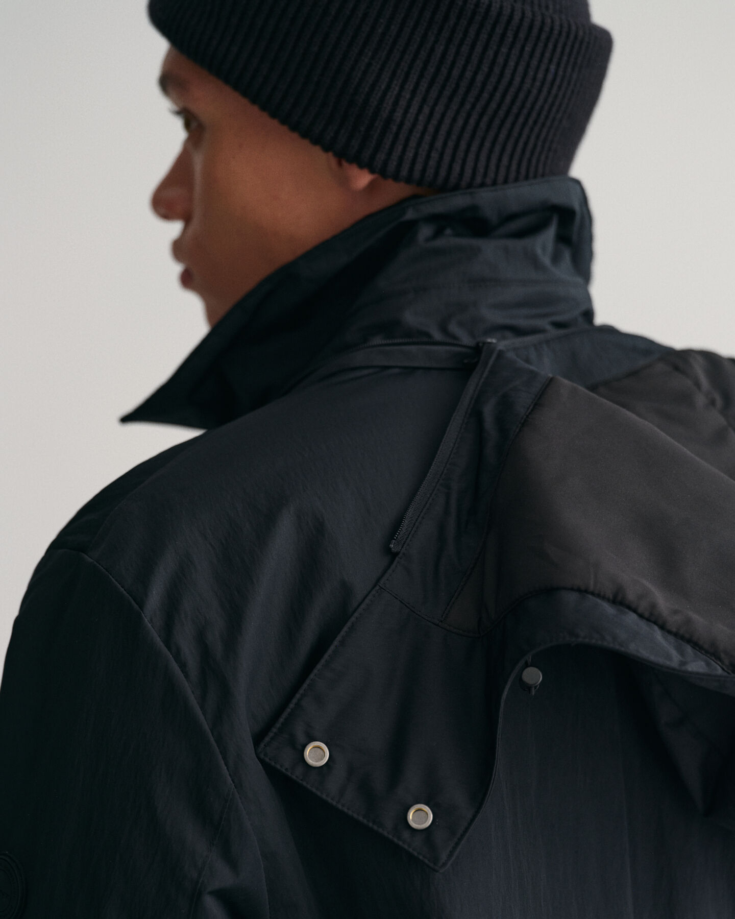 Wattierter Kurzmantel