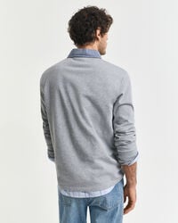 Heavy Rugger mit Chambray-Kragen