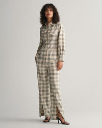 Slim Fit Karobluse mit Abnähern