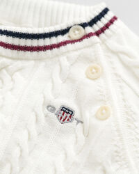 Baby Gestreifter Zopfstrick Pullover und Hose im Geschenkset