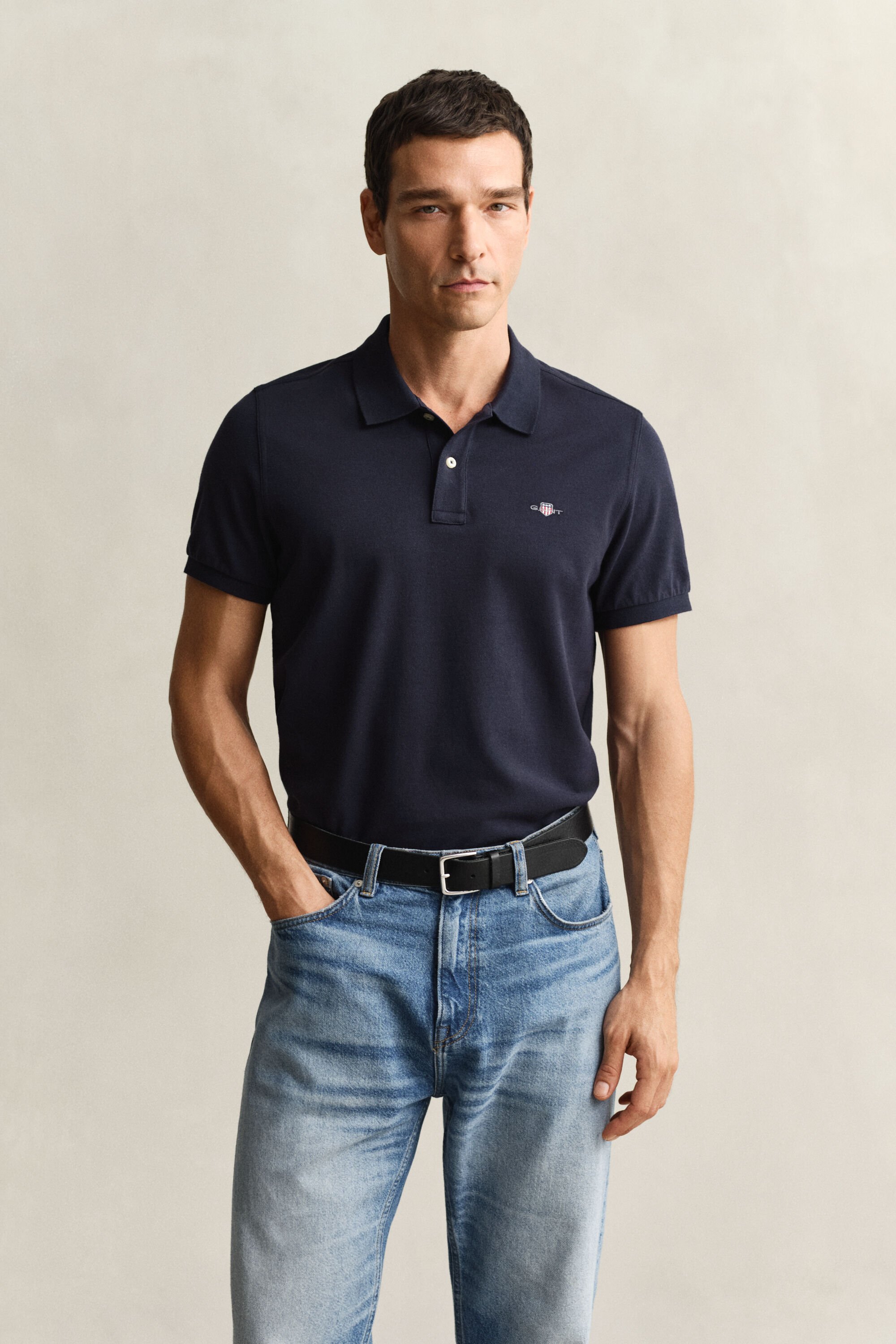 Regular Fit Shield Piqué Poloshirt