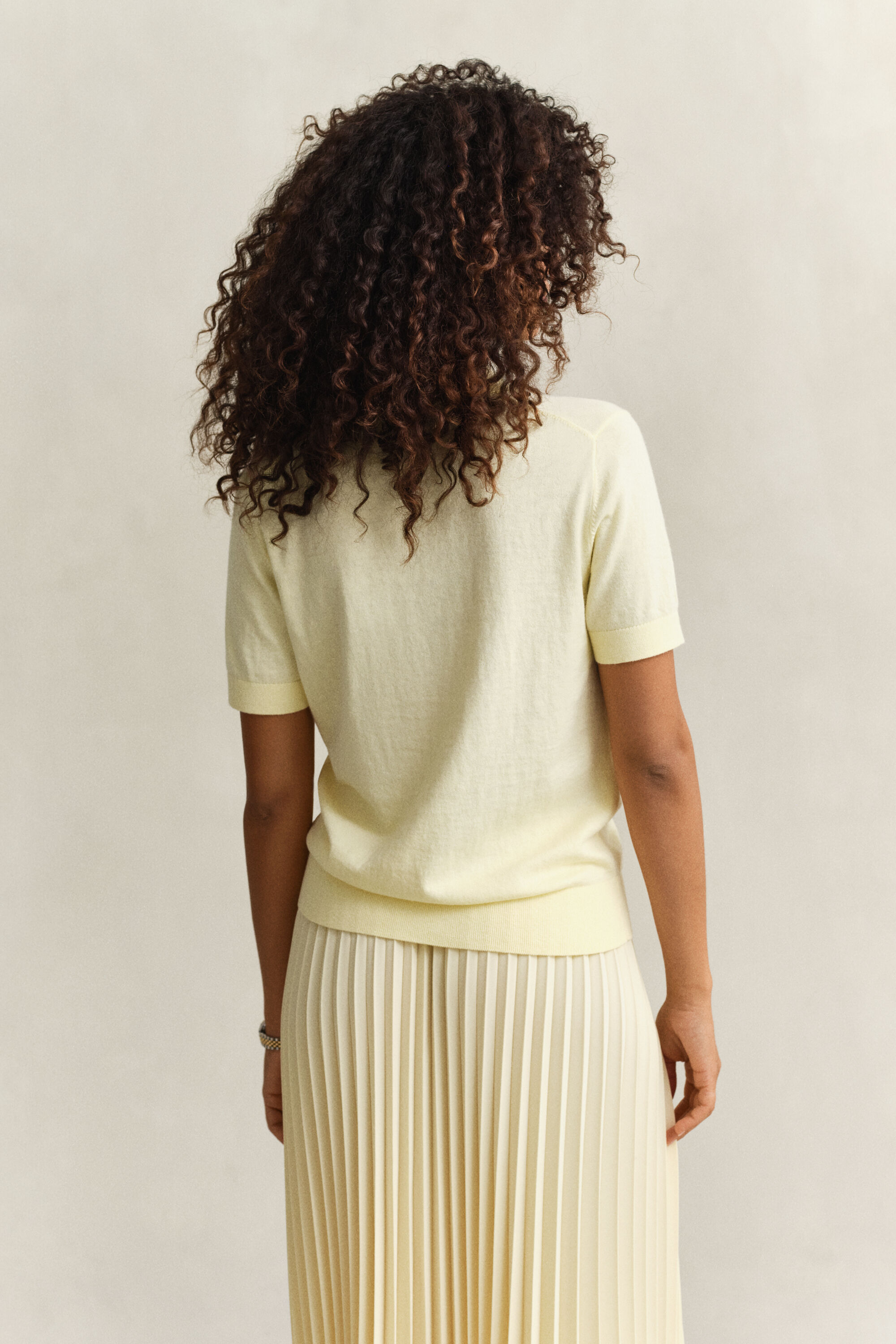 Gestrickter Kurzarm-Rugger