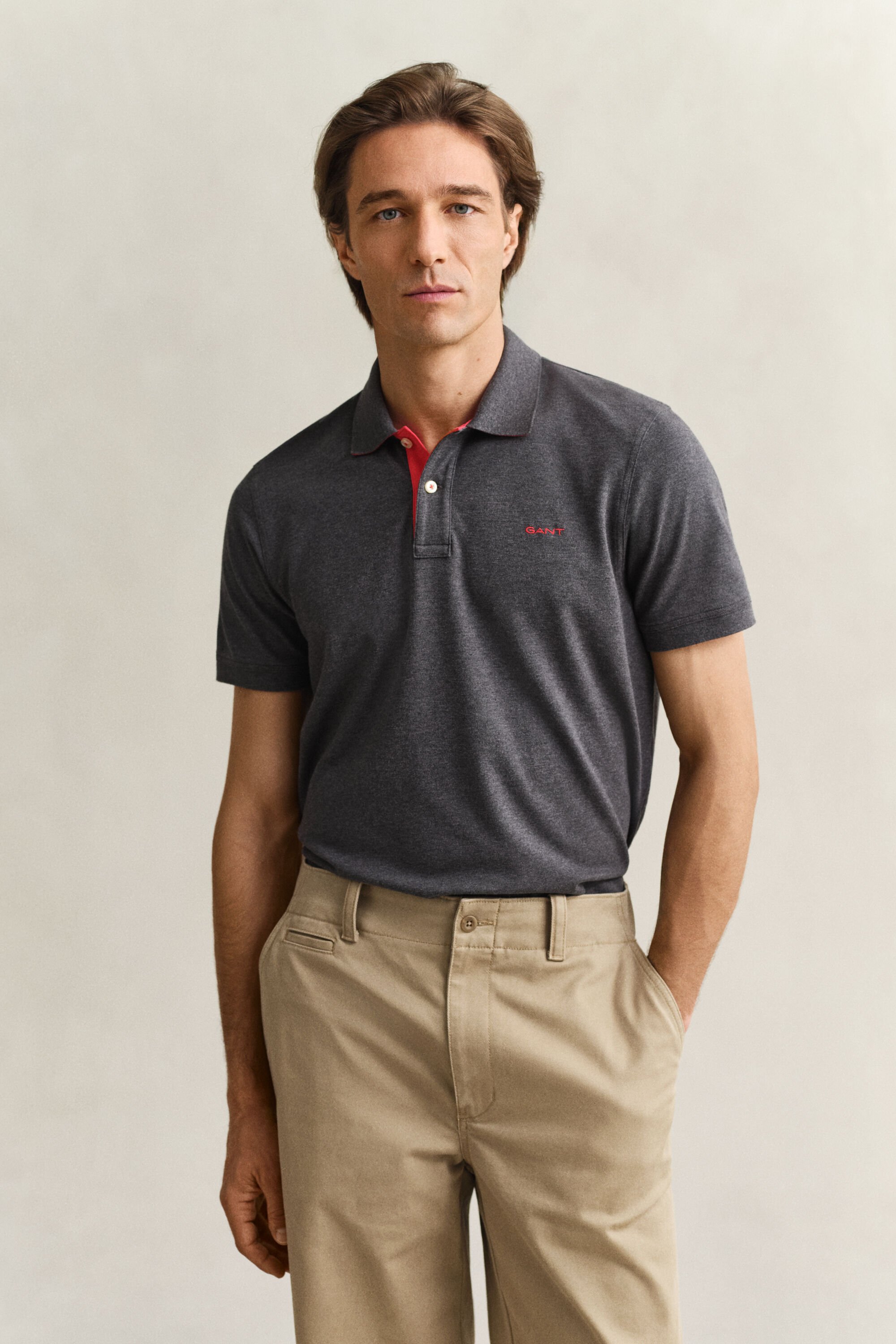 Kontrast Piqué Poloshirt