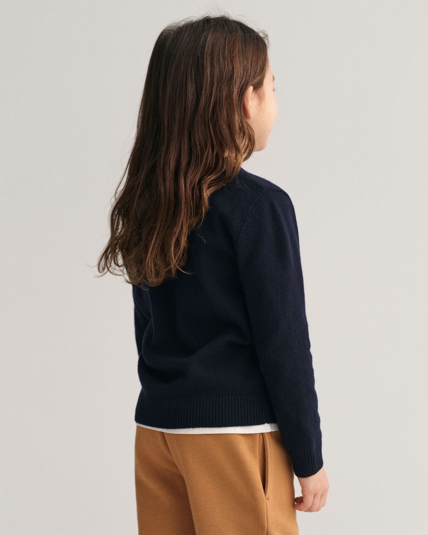 Kids Shield Lambswool Rundhalspullover