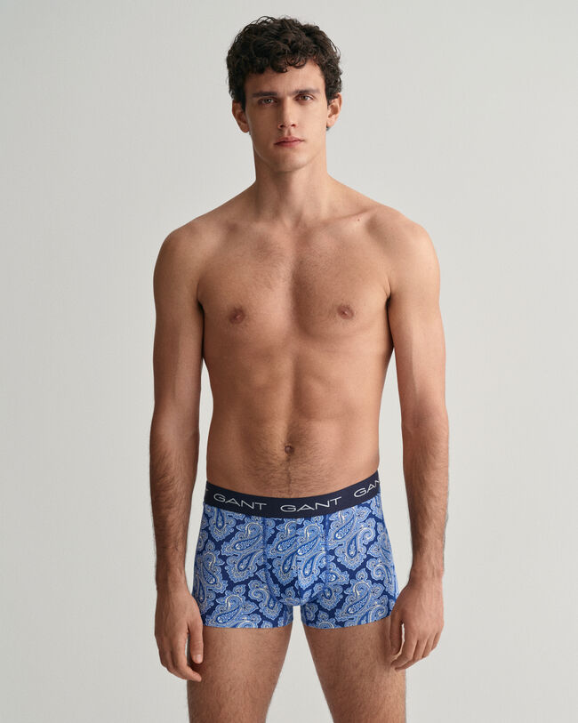 3er-Pack Boxershorts mit Paisley-Print