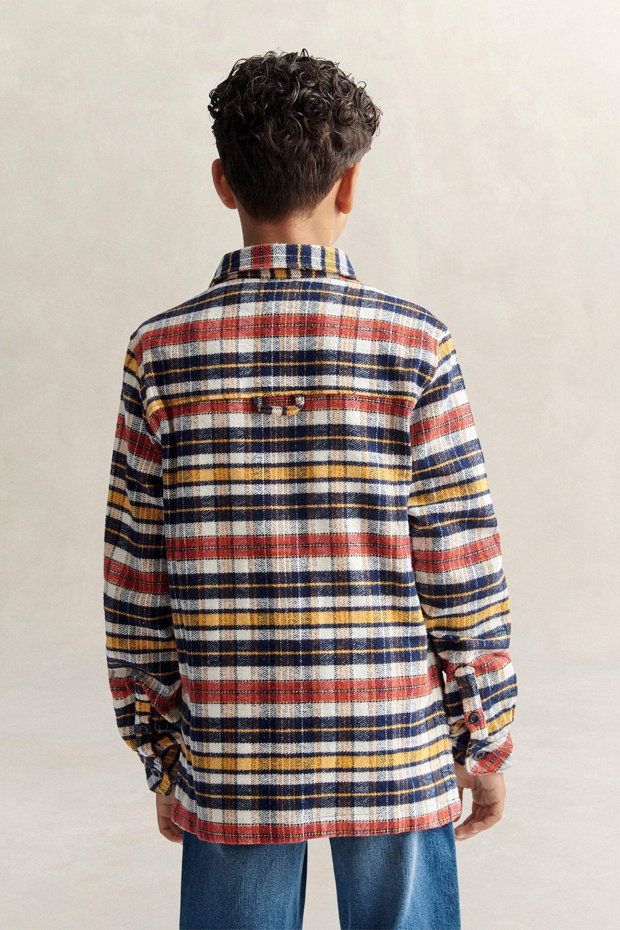 Teen Boys Hemdjacke mit Karomuster
