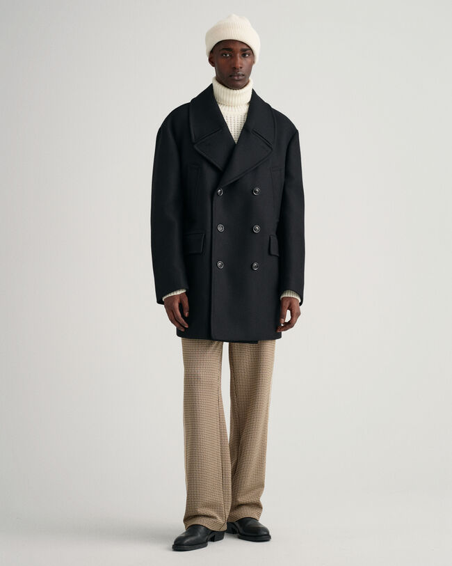 Oversized-Caban aus Wolle