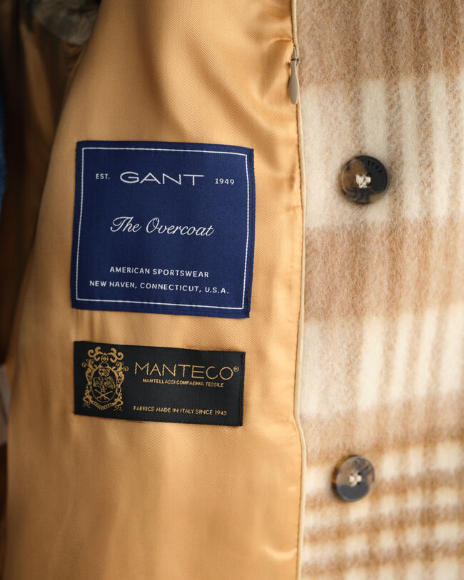 Mantel mit Karomuster