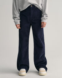 Teen Girls Cordhose mit weitem Bein