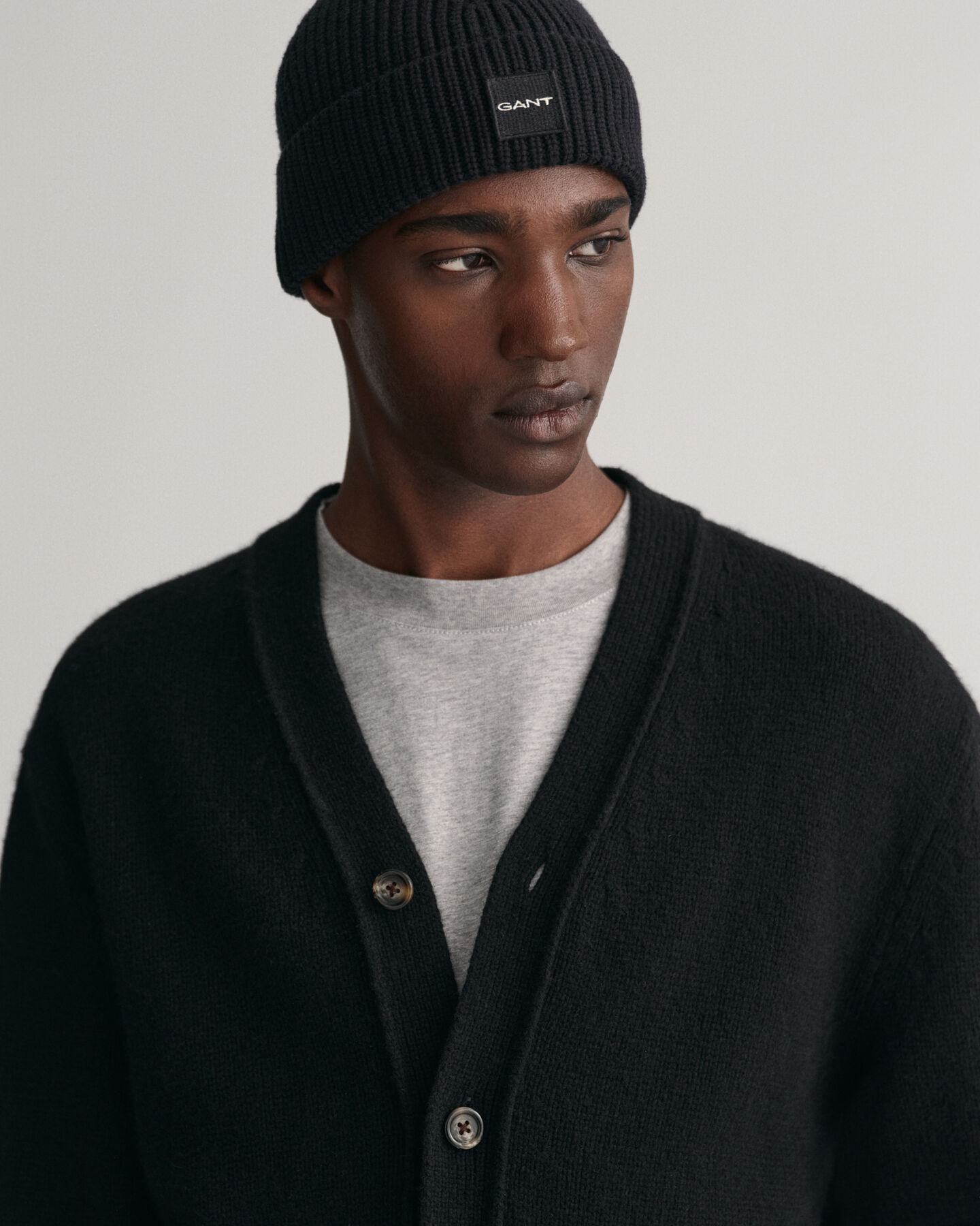 Weiche Wollstrickjacke