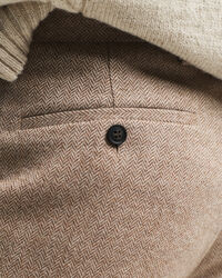 Slim Fit Herringbone Anzughose