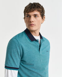 Oxford Piqu&eacute; Poloshirt in 4 Farben